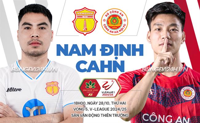 Video Nam Định vs CAHN (Vòng 5 V-League 2024/25): Thiên Trường vỡ trận