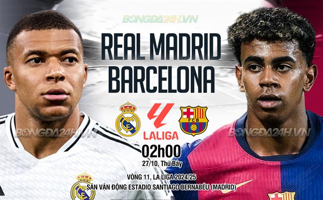 Siêu kinh điển Real Madrid vs Barca Cuộc đấu đỉnh cao tại Bernabeu