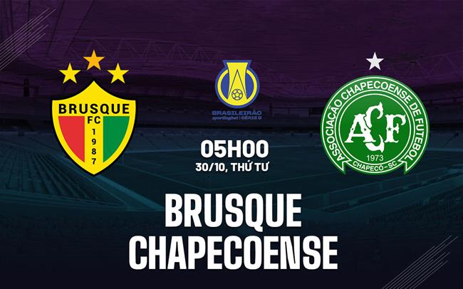 Nhận định bóng đá Brusque vs Chapecoense 5h00 ngày 30/10 (Hạng 2 Brazil 2024)