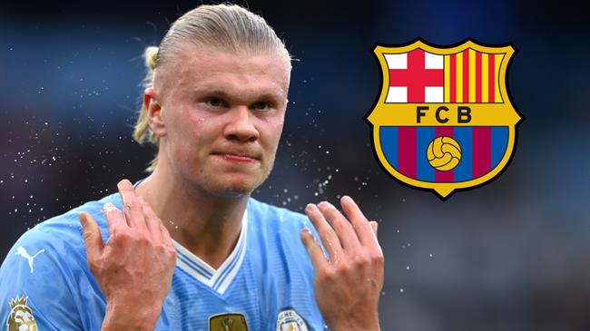 Barca len tieng vu chieu mo Erling Haaland