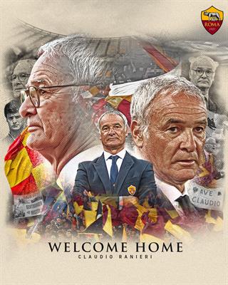 AS Roma chính thức bổ nhiệm HLV Claudio Ranieri 1 AS Roma chính thức bổ nhiệm HLV Claudio Ranieri 1