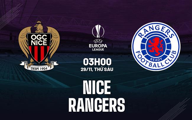 nhan dinh bong da du doan Nice vs Rangers cup c2 chau au europa league hom nay