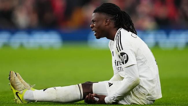 Eduardo Camavinga chấn thương nghỉ 3 tuần sau trận thua Liverpool