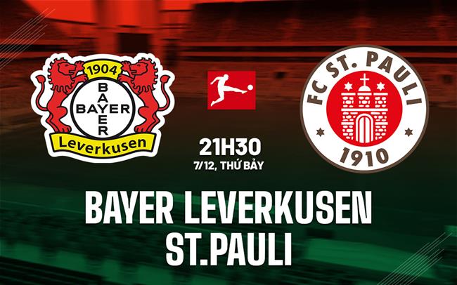 nhan dinh bong da du doan Bayer Leverkusen vs StPauli vdqg duc bundesliga hom nay