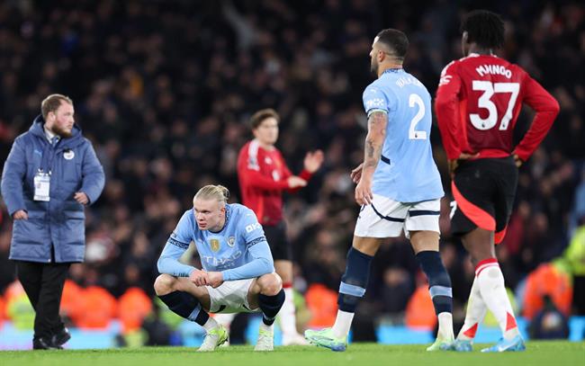 Những con số ấn tượng sau trận Man City 1-2 MU