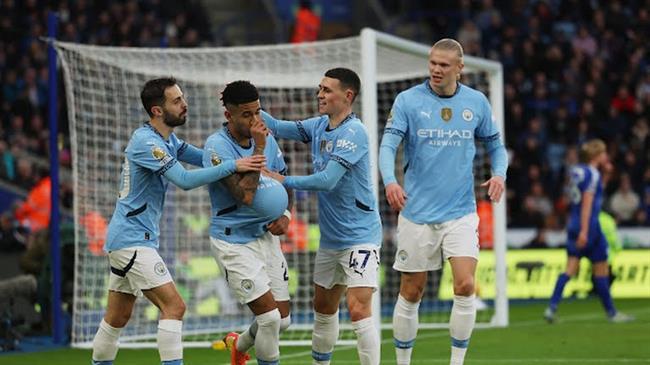 Man City dan truoc 1-0 sau 45 phut dau tien.