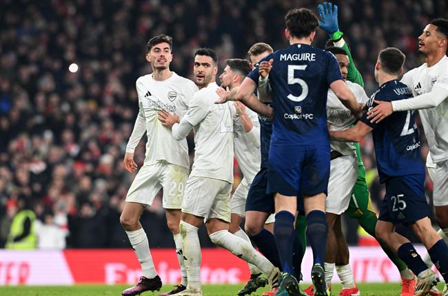 Maguire nói gì với Kai Havertz trong màn xô xát ở trận đấu của MU 1