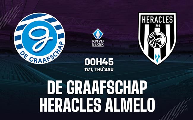 Nhận định De Graafschap vs Heracles Almelo 0h45 ngày 17/1 (Cúp QG Hà Lan 2024/25)