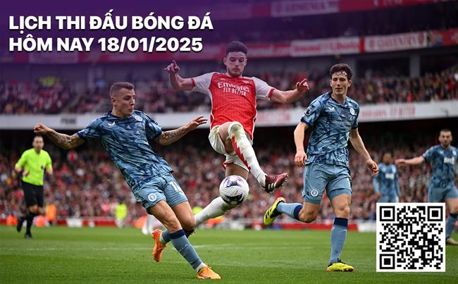 Lịch thi đấu bóng đá hôm nay 18/1: Arsenal - Aston Villa, Juventus - AC Milan