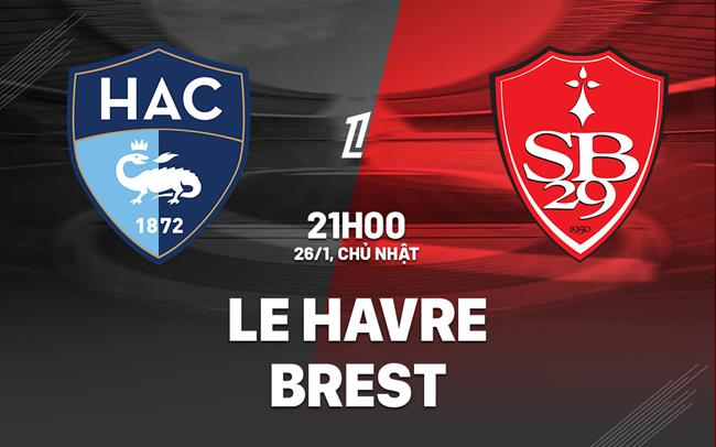 Nhận định bóng đá Le Havre vs Brest 21h00 ngày 26/1 (Ligue 1 2024/25)