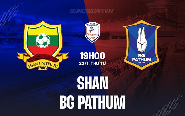 Nhận định Shan United vs BG Pathum 19h30 ngày 22/1 (ASEAN Club Championship 2024/25)