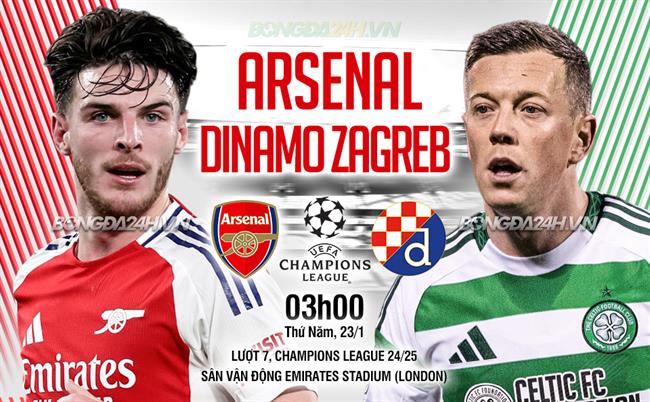 Thắng dễ, Arsenal đặt cả hai chân vào vòng 1/8 Champions League 2024/25