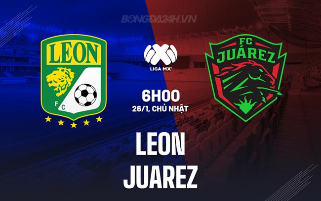 Nhận định bóng đá Leon vs Juarez 6h00 ngày 26/1 (VĐQG Mexico 2024/25)