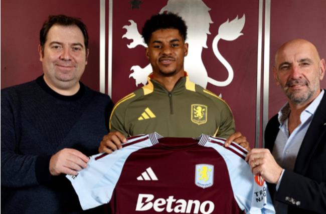 Marcus Rashford da hoan tat hop dong cho muon tu MU sang Aston Villa.