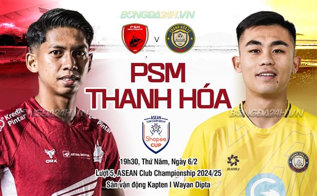 Nhận định PSM Makassar vs Thanh Hóa (19h30 ngày 5/2): Thắng hoặc bị loại