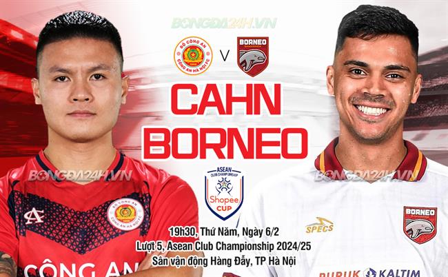 Nhận định CAHN vs Borneo (19h30 ngày 6/2): Dạo chơi tại Hàng Đẫy