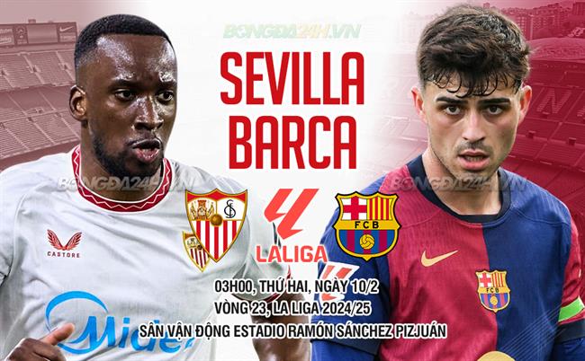 Nhận định Sevilla vs Barca (3h00 ngày 10/2): Tiếp tục bám đuổi