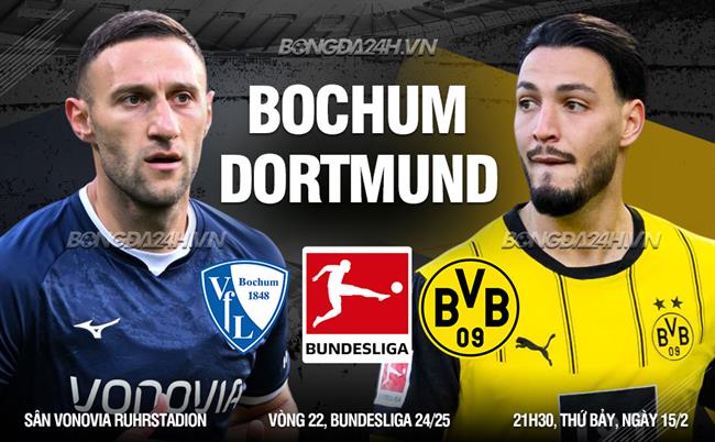 Nhận định Bochum vs Dortmund (21h30 ngày 15/2): Làm khó đội khách