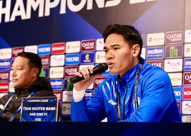 Người gác đền số 1 của Nam Định vắng mặt trong trận đại chiến với CLB Nhật Bản