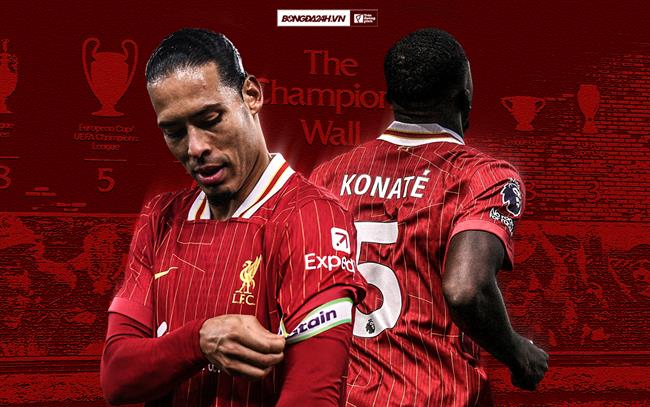 Van Dijk & Konate: Nền tảng cho bức tường không thể xuyên thủng của Liverpool