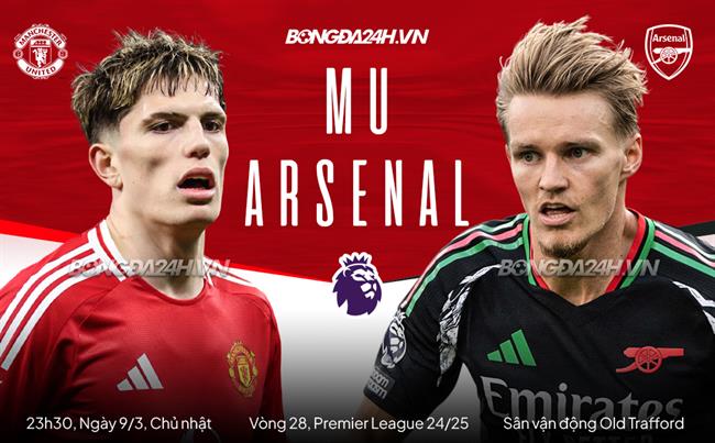 Đội hình kết hợp Man Utd vs Arsenal: Pháo Thủ chiếm ưu thế!