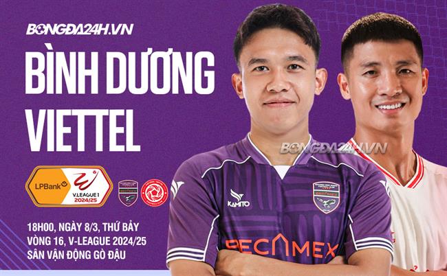 Nhận định Bình Dương vs Viettel (18h00 ngày 8/3): Đua tranh tốp 4
