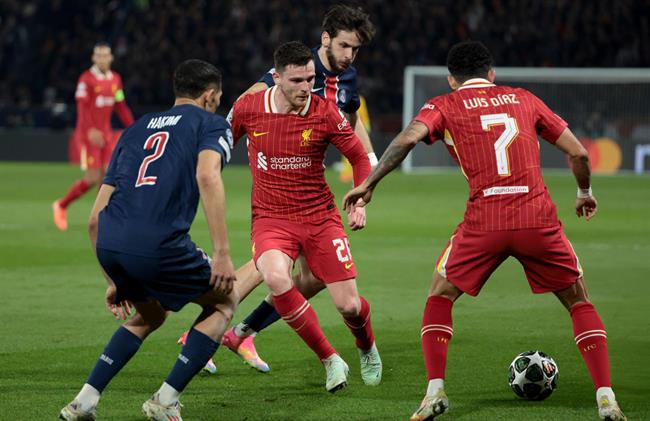 Andy Robertson coi PSG là đối thủ hay nhất của Liverpool mùa này 1