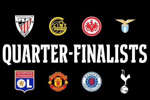 Xác định 8 đại diện vào tứ kết Europa League