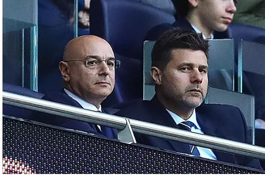 Daniel Levy va Mauricio Pochettino lam viec cung nhau tai Tottenham.