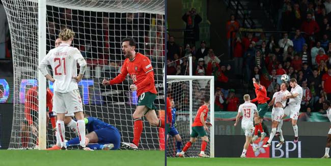 Bồ Đào Nha 5-2 (5-3) Đan Mạch Ronaldo lập công chuộc tội, Seleccao hẹn Đức ở bán kết Nations League 2