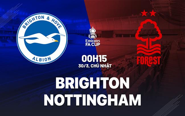 nhan dinh bong da du doan Brighton vs Nottingham cup fa anh hom nay