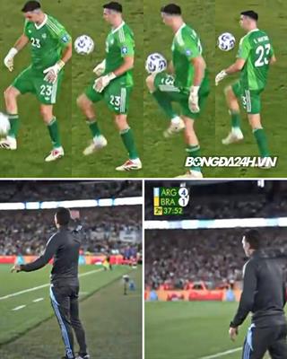 Emi Martinez giải thích hành động gây tranh cãi trước Brazil 1