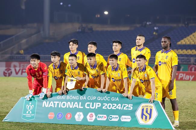 CLB SLNA lọt vào bán kết Cúp Quốc gia 2024/25