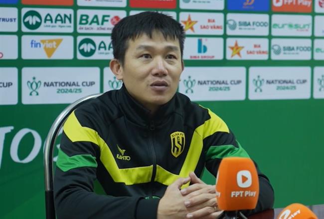 HLV Phan Như Thuật nói gì sau khi đưa SLNA vào bán kết Cúp Quốc gia?