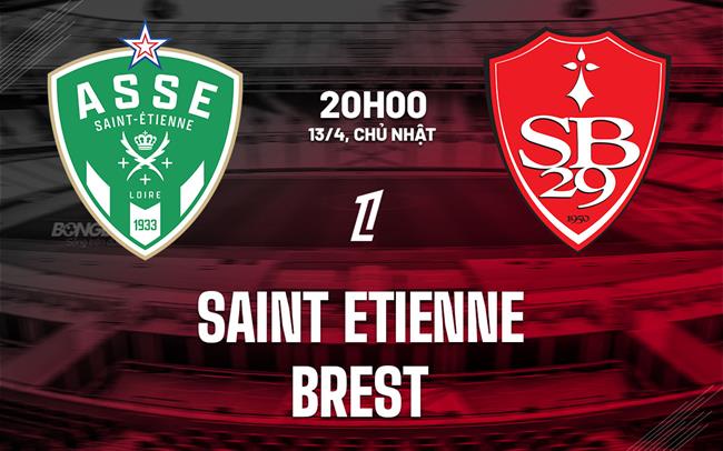 Nhận định bóng đá Saint Etienne vs Brest 20h00 ngày 13/4 (Ligue 1 2024/25)