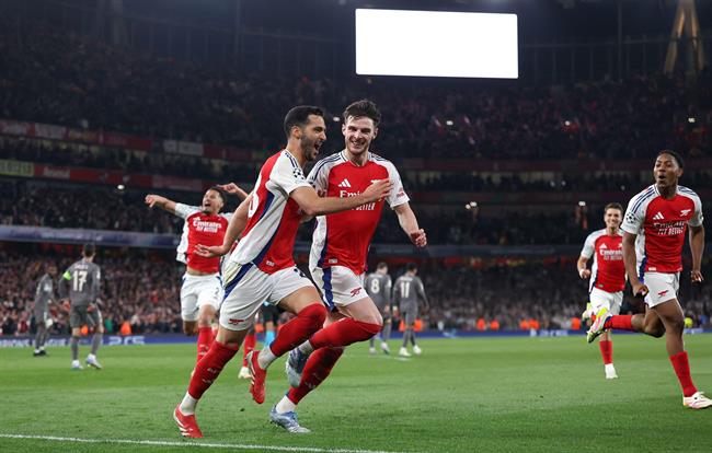 Mikel Merino không ngạc nhiên trước tài sút phạt của Declan Rice 1