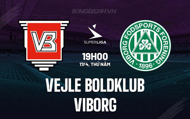 Nhận định Vejle Boldklub vs Viborg 19h00 ngày 17/4 (VĐQG Đan Mạch 2024/25)