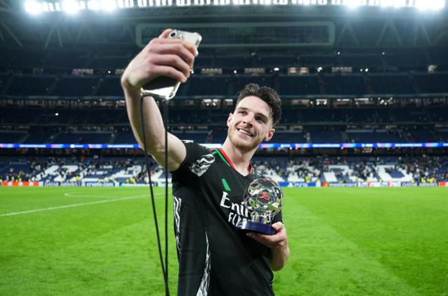 Declan Rice tuyên bố tự tin sau trận tứ kết với Real Madrid