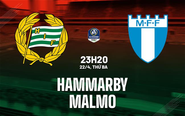 Nhận định bóng đá Hammarby vs Malmo 0h00 ngày 24/4 (VĐQG Thụy Điển 2025)