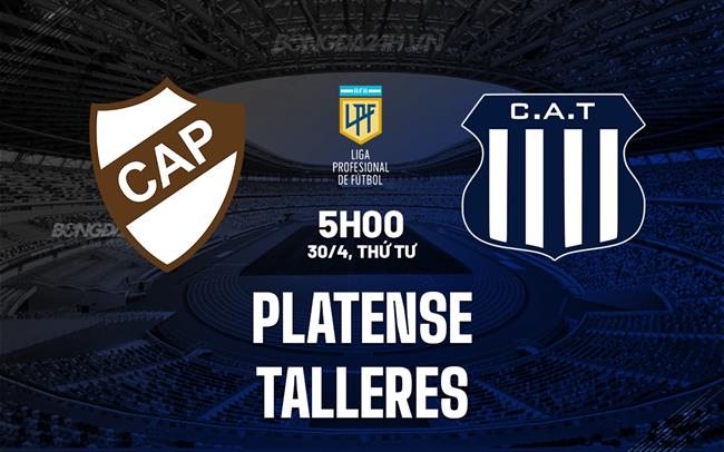 Nhận định bóng đá Platense vs Talleres 5h00 ngày 30/4 (VĐQG Argentina 2025)