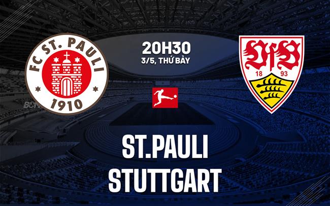 Nhận định bóng đá St.Pauli vs Stuttgart 20h30 ngày 3/5 (Bundesliga 2024/25)