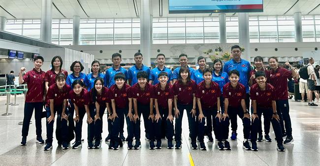 ĐT futsal nữ Việt Nam lên đường sang Trung Quốc tham dự châu Á