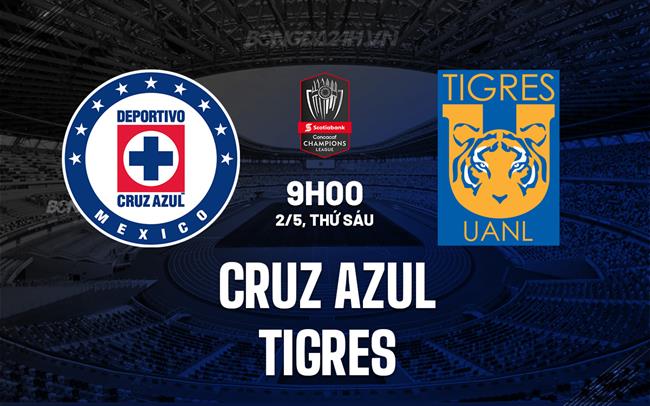 Nhận định Cruz Azul vs Tigres 9h00 ngày 2/5 (Concacaf Champions Cup 2025)