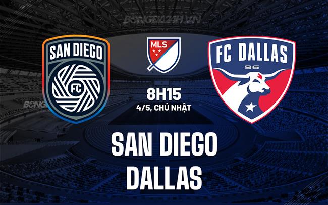 Nhận định - dự đoán San Diego vs Dallas 8h15 ngày 4/5 (Nhà nghề Mỹ 2025)