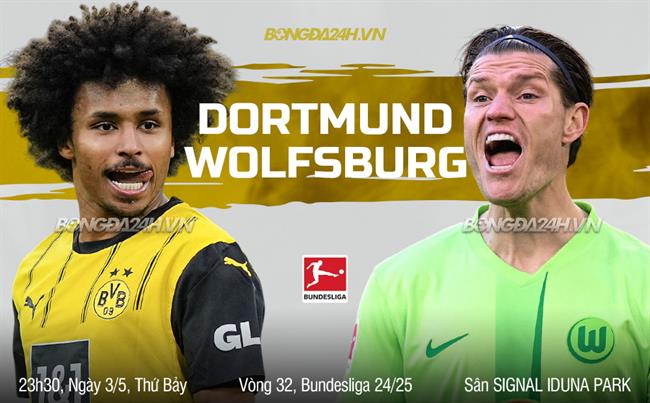 Nhận định Dortmund vs Wolfsburg (23h30 ngày 3/5): Cơ hội vàng