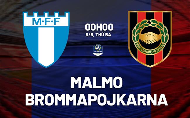 Nhận định bóng đá Malmo vs Brommapojkarna 0h00 ngày 6/5 (VĐQG Thụy Điển 2025)