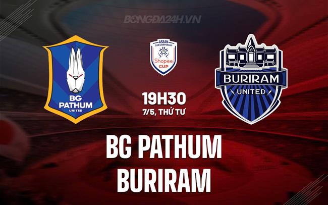 Nhận định BG Pathum vs Buriram 19h30 ngày 7/5 (ASEAN Club Championship 2024/25)