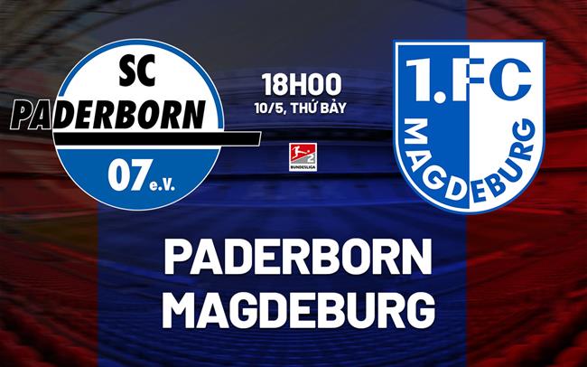 Nhận định bóng đá Paderborn vs Magdeburg 18h00 ngày 10/5 (Hạng 2 Đức 2024/25)
