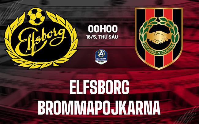 Nhận định bóng đá Elfsborg vs Brommapojkarna 0h00 ngày 16/5 (VĐQG Thụy Điển 2025)