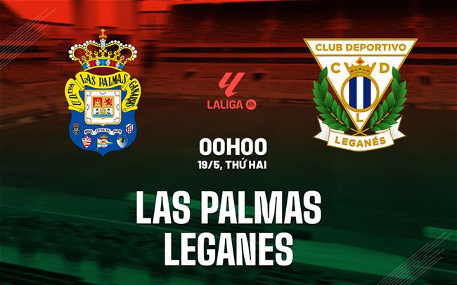 Nhận định bóng đá Las Palmas vs Leganes 0h00 ngày 19/5 (La Liga 2024/25)